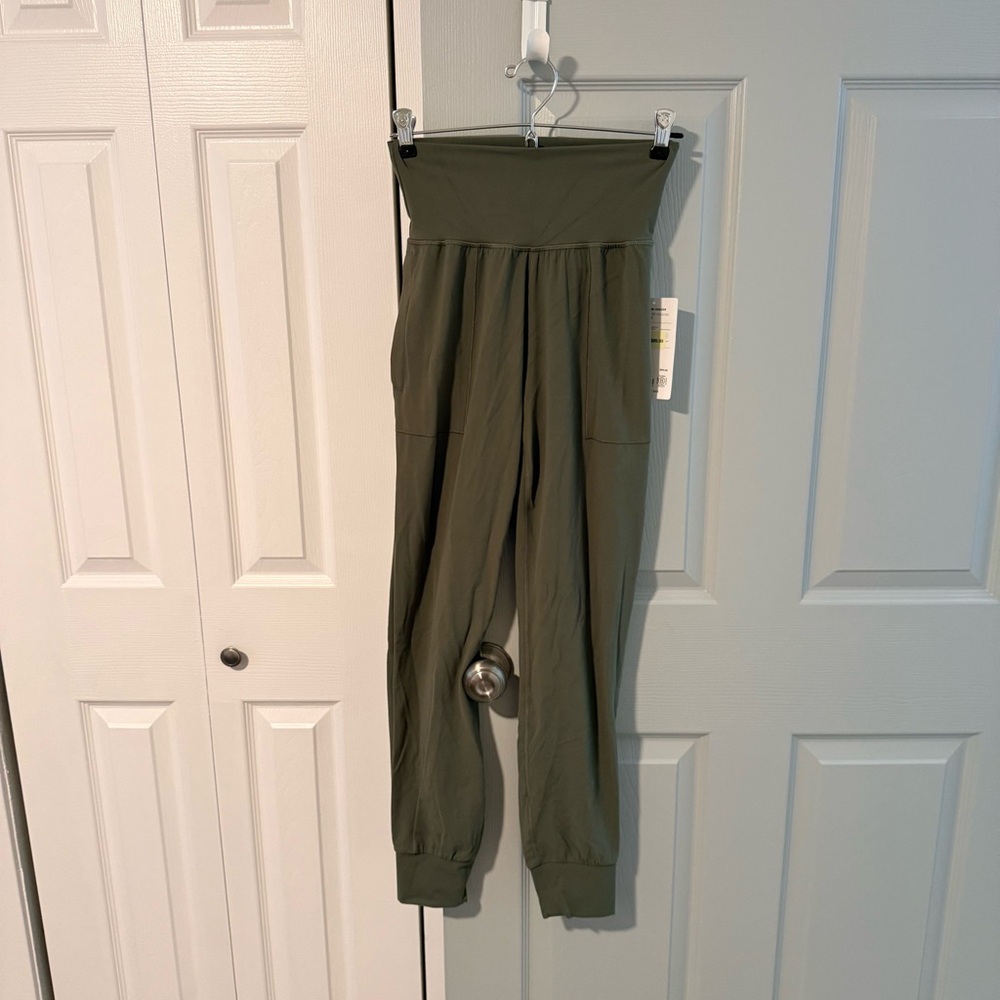 Athleta Olive Green Salutation High Rise Jogger - Picture 2 of 6